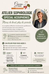 Atelier Sophrologie – Spécial Acouphènes